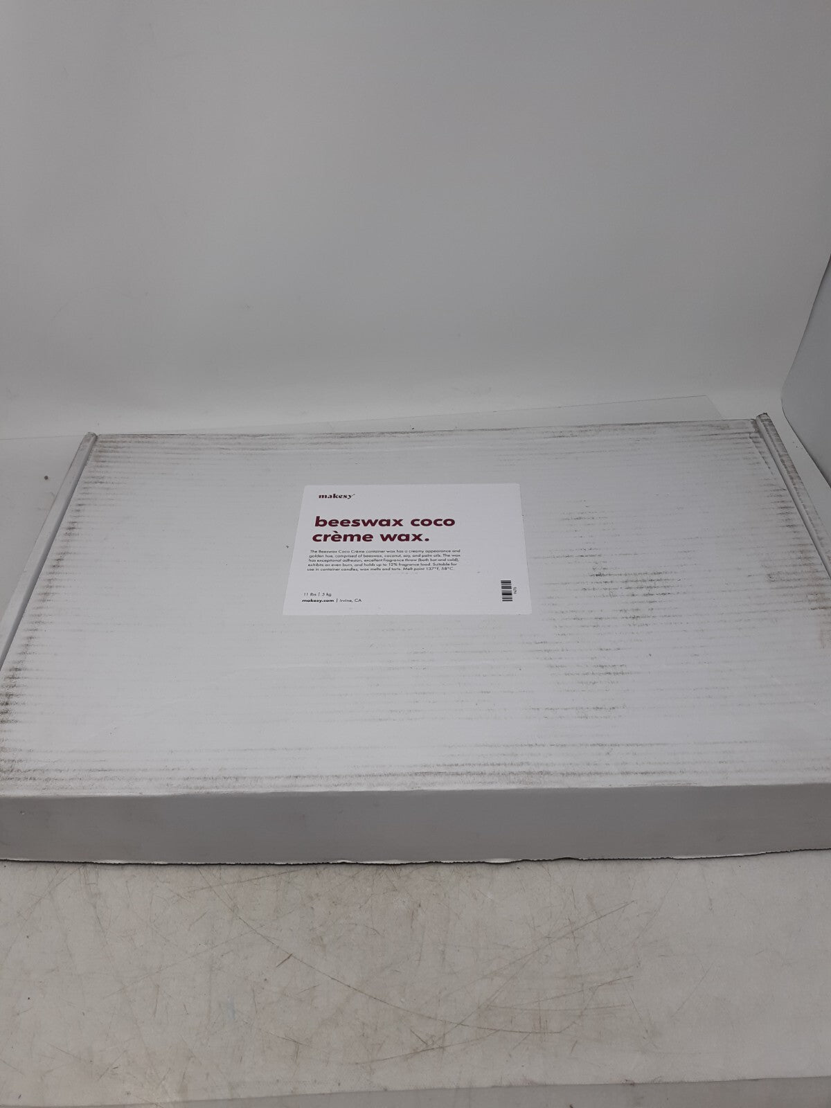 Makesy Beeswax Coco Crème Wax 11 lbs Candle Making Container Wax Blend