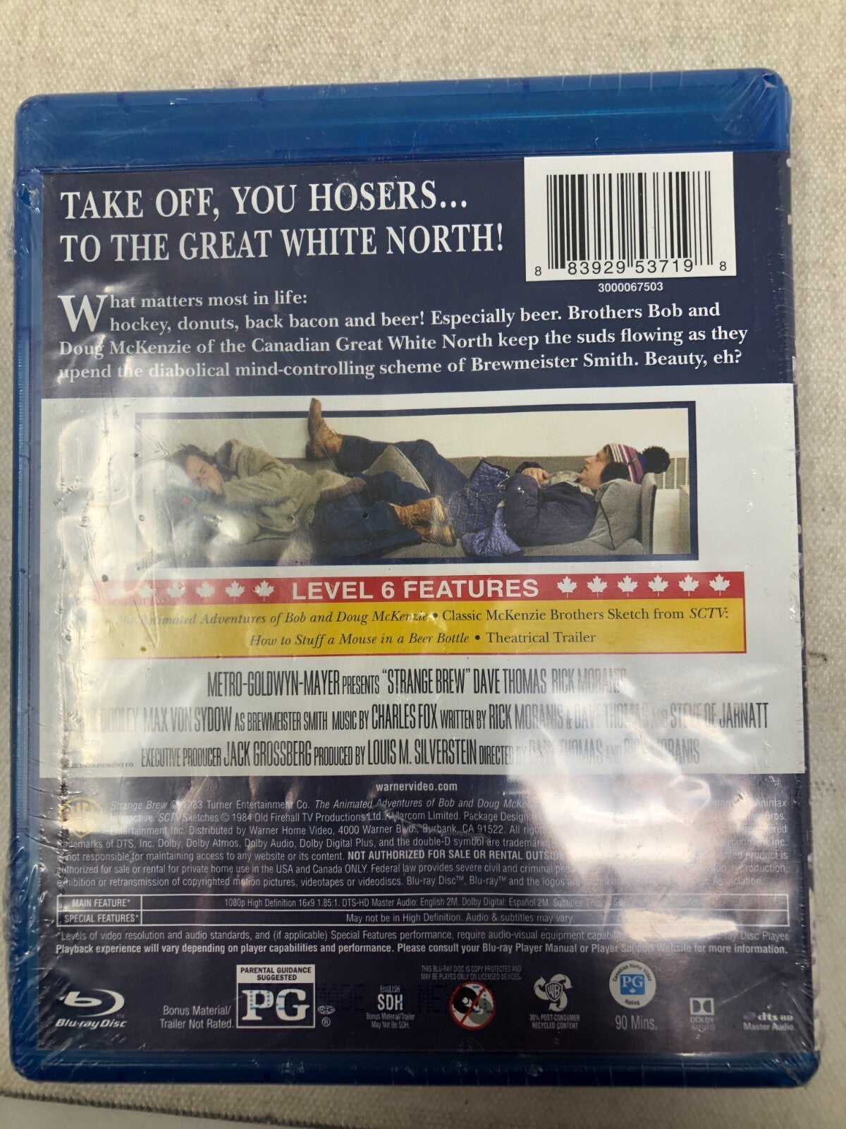 Strange Brew Blu-Ray w/ Digital HD Copy