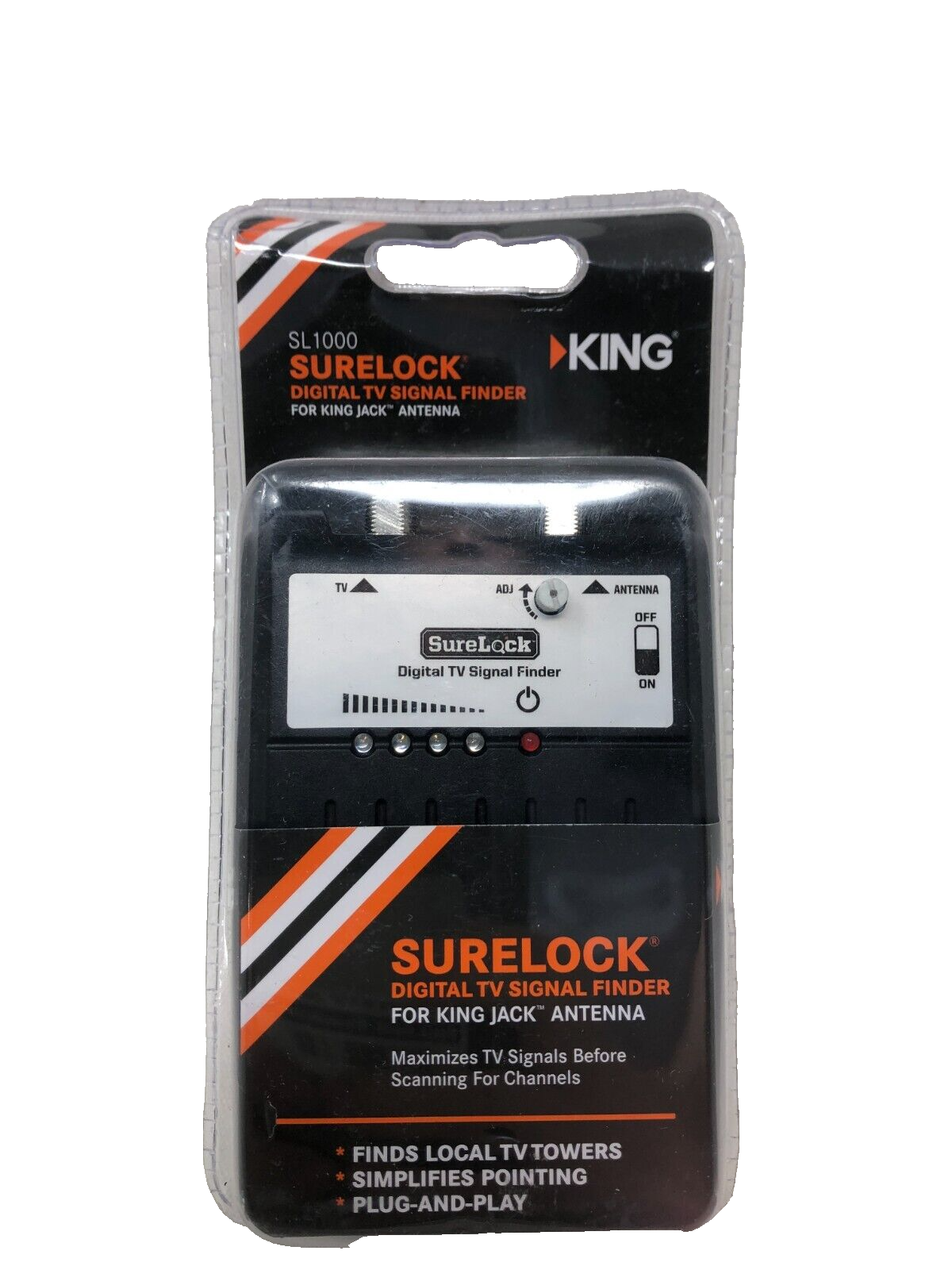 King SURELOCK Digital TV Signal Finder SL1000 for King Jack Antenna