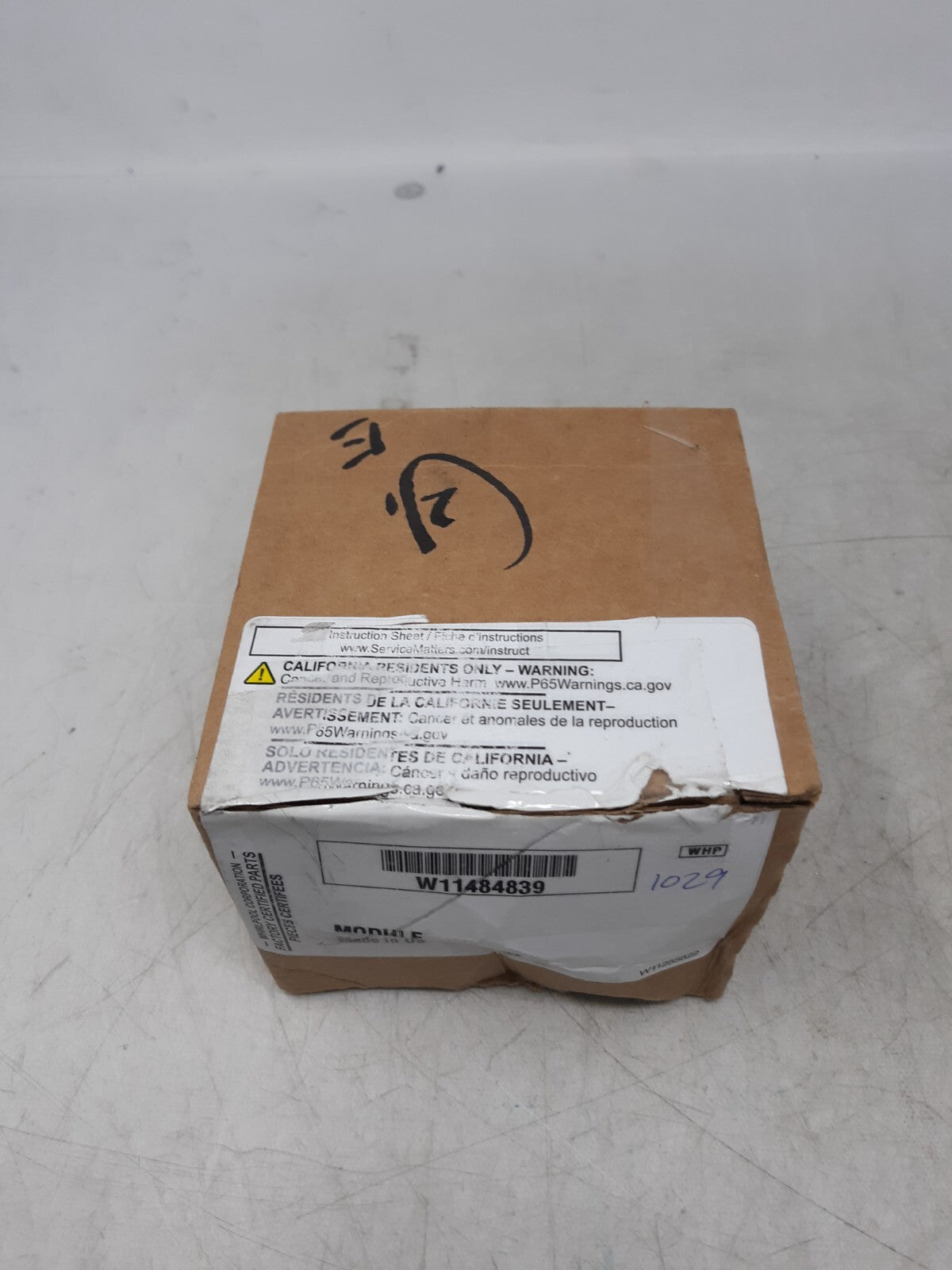 Whirlpool W11484839 Refrigerator LED Light Module 1W 350mA OEM (Set of 2)