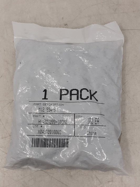 M12 934-8 Hex Nut HN4801200-100M2 Steel Metric Thread Lot of 100