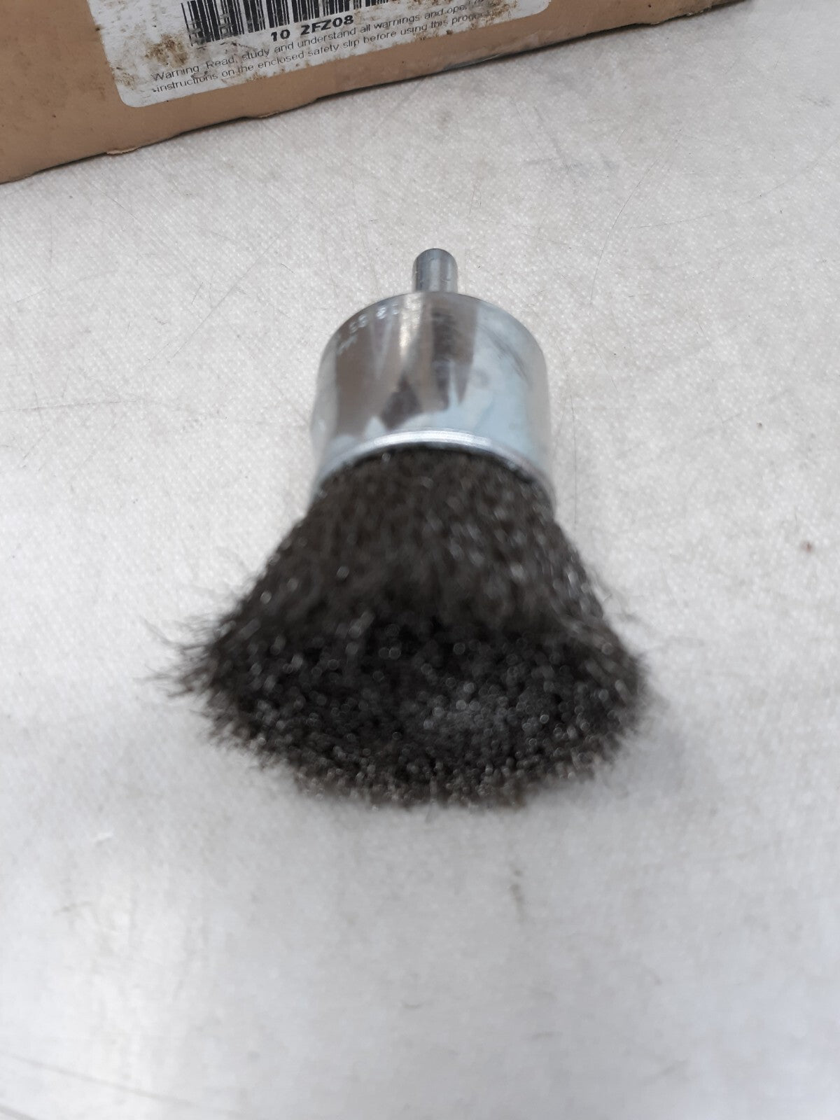 Weiler 10021 1" Brush Dia Fine End Brush 1/4" Dia Steel Shank 22000 Max RPM