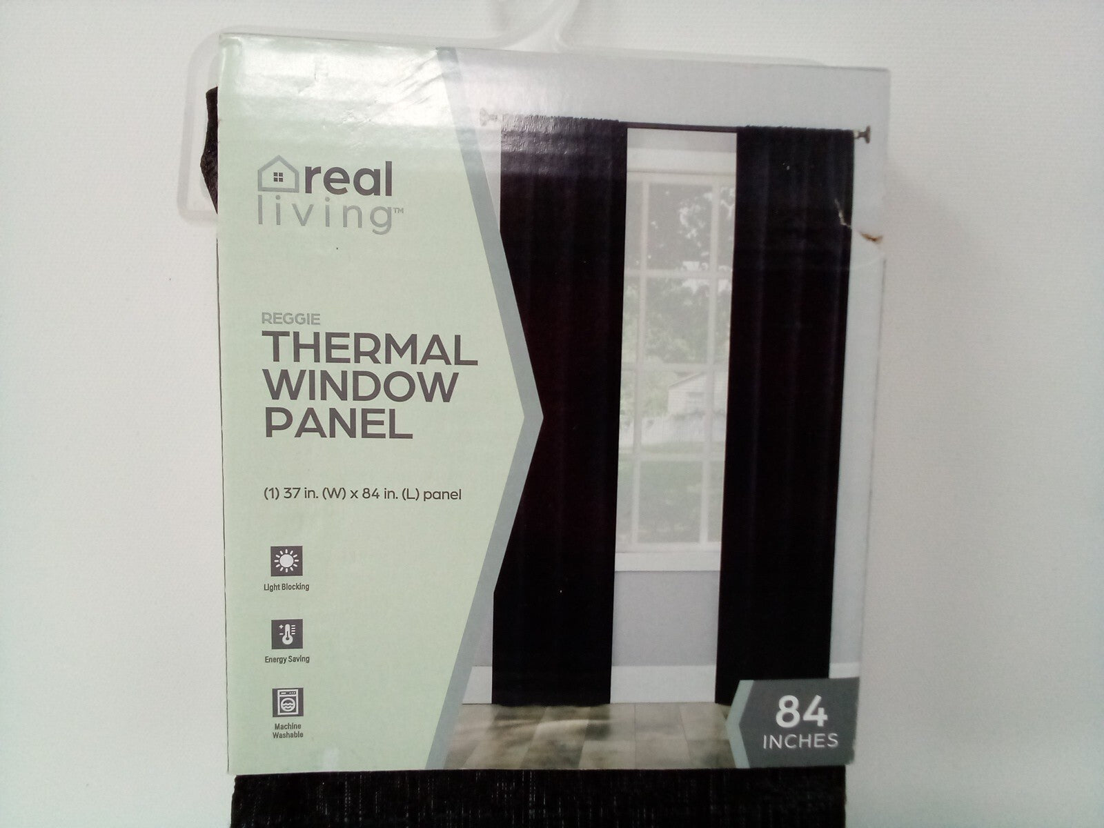 REAL LIVING REGGIE THERMAL WINDOW PANEL 37IN WIDTH X 84 IN LONG