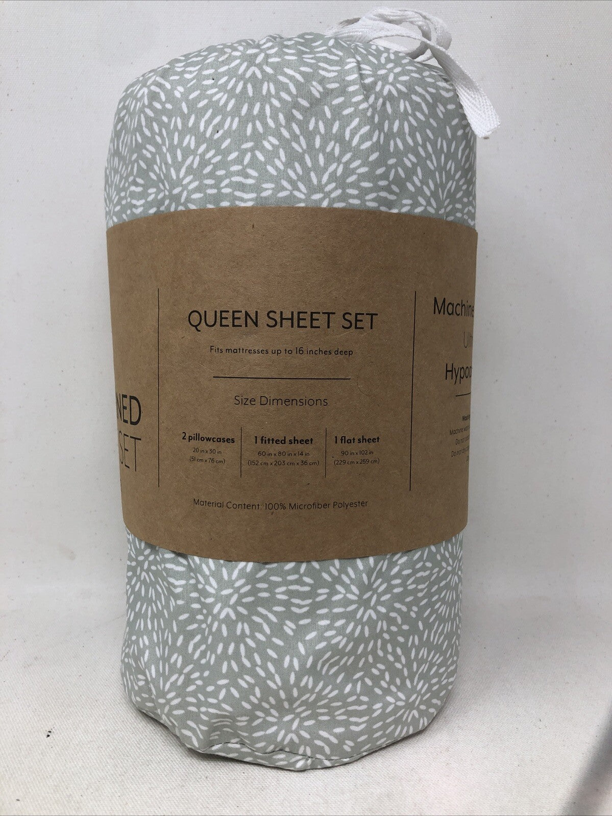 Home Collection 4 Piece Premium Ultra Soft Bed Sheet Set Queen Green Mist