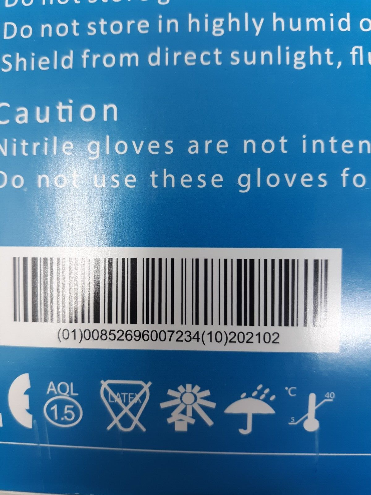 Responder Nitrile Examination Gloves – Powder-Free, Latex-Free, Large, Box of 10