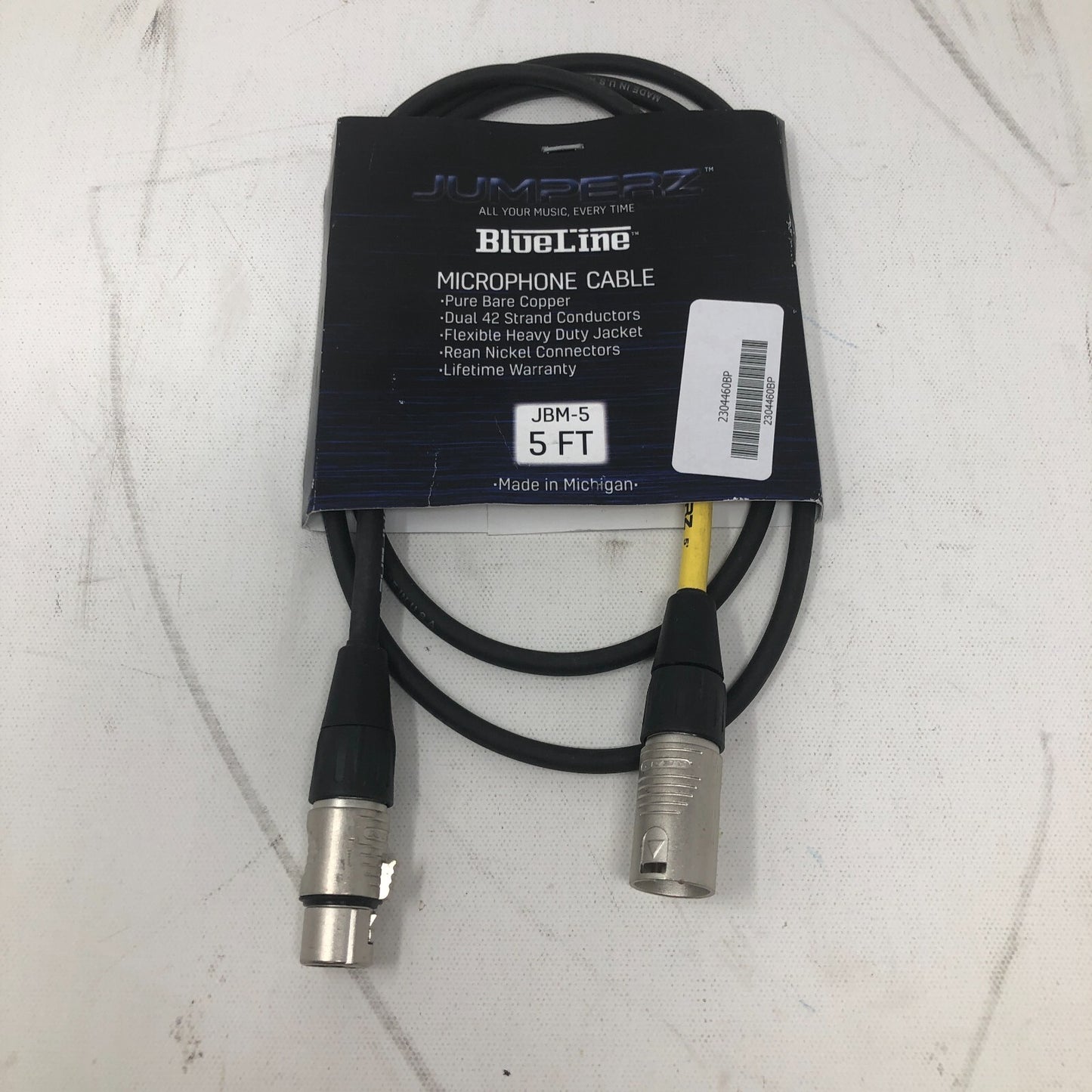 Blueline Microphone Cable 5 ft