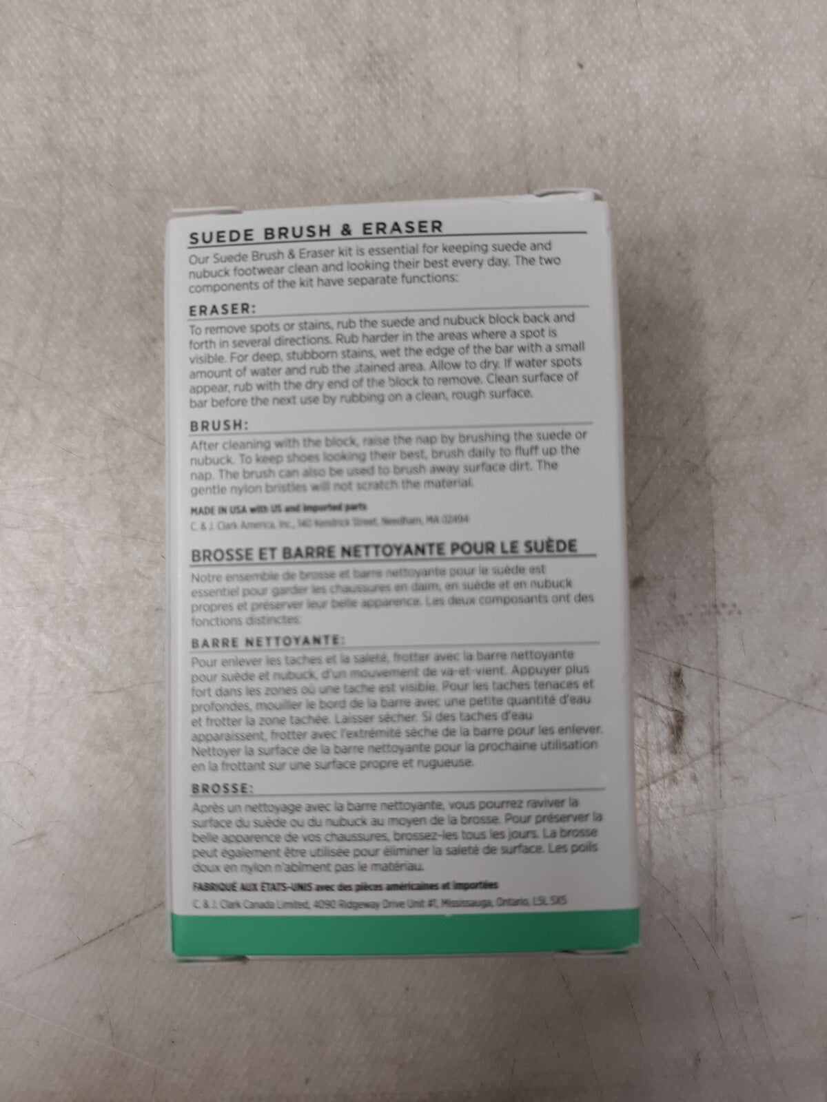 Lot of 12 CLARKS SUEDE BRUSH & ERASER