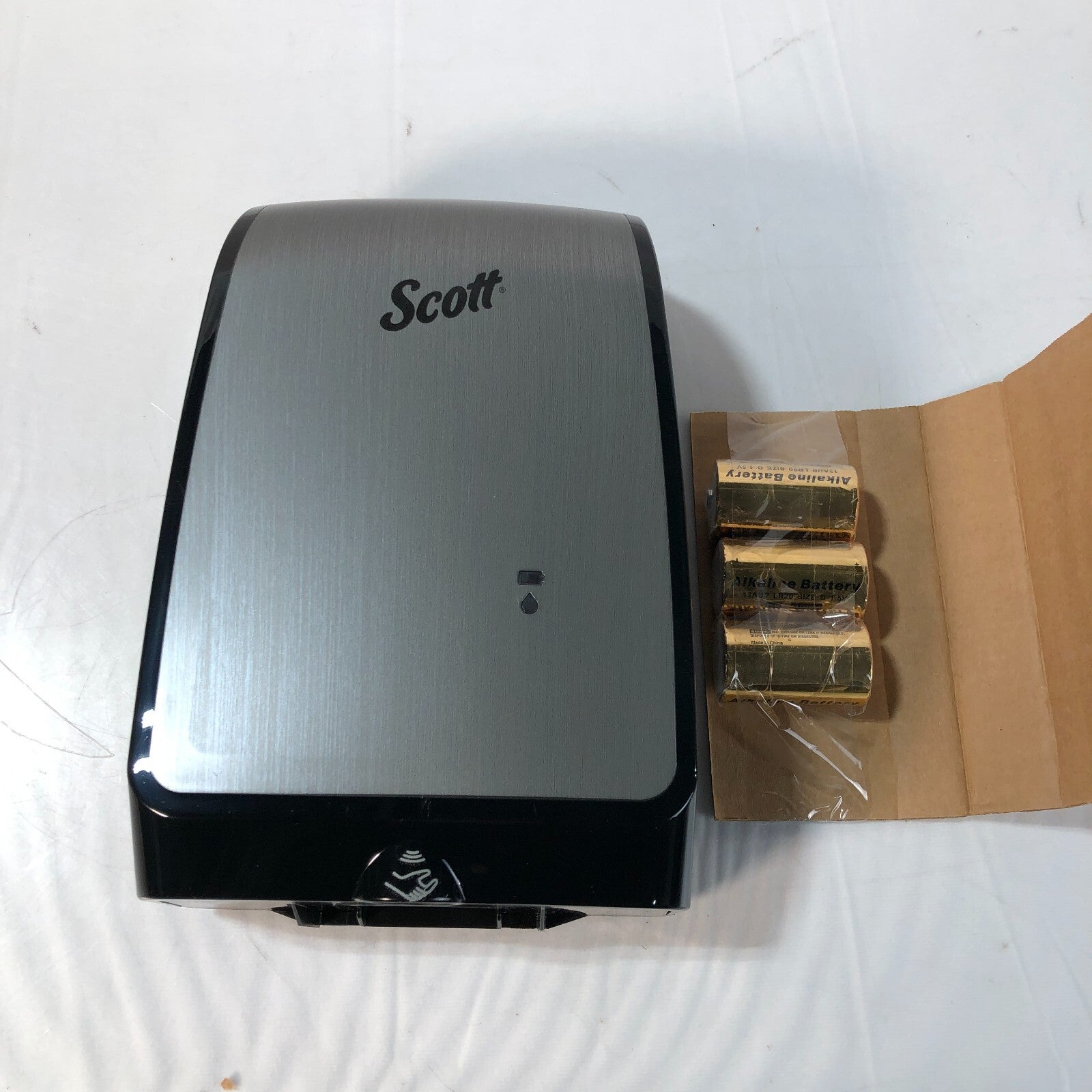 Scott Electronic Cassette Dispenser: Faux Stainless Steel