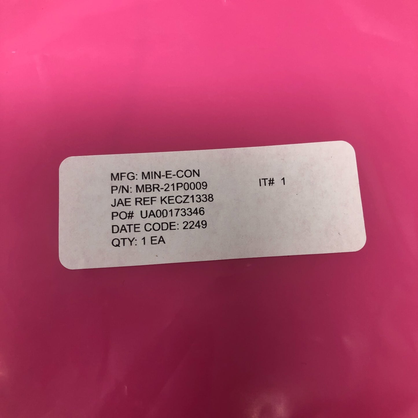 Min-E-Con Cable: UA00173346