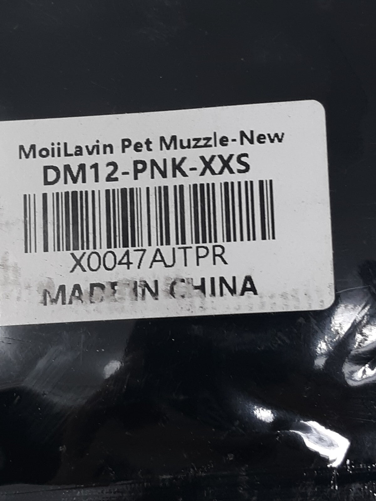 MoiiLavin XXS Pink Pet Muzzle – Adjustable Small Dog Anti-Bite Training Aid