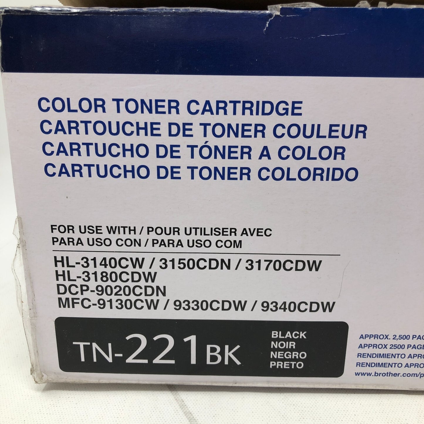 Brother Toner Cartridge Black: TN-221