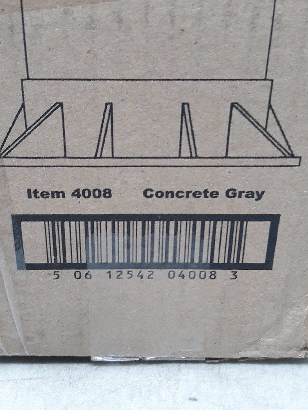 BOX OF 4 BRAMEC 6" PUMP-UP #4008 6"X6" MOUNTING BASE CONCRETE GRAY