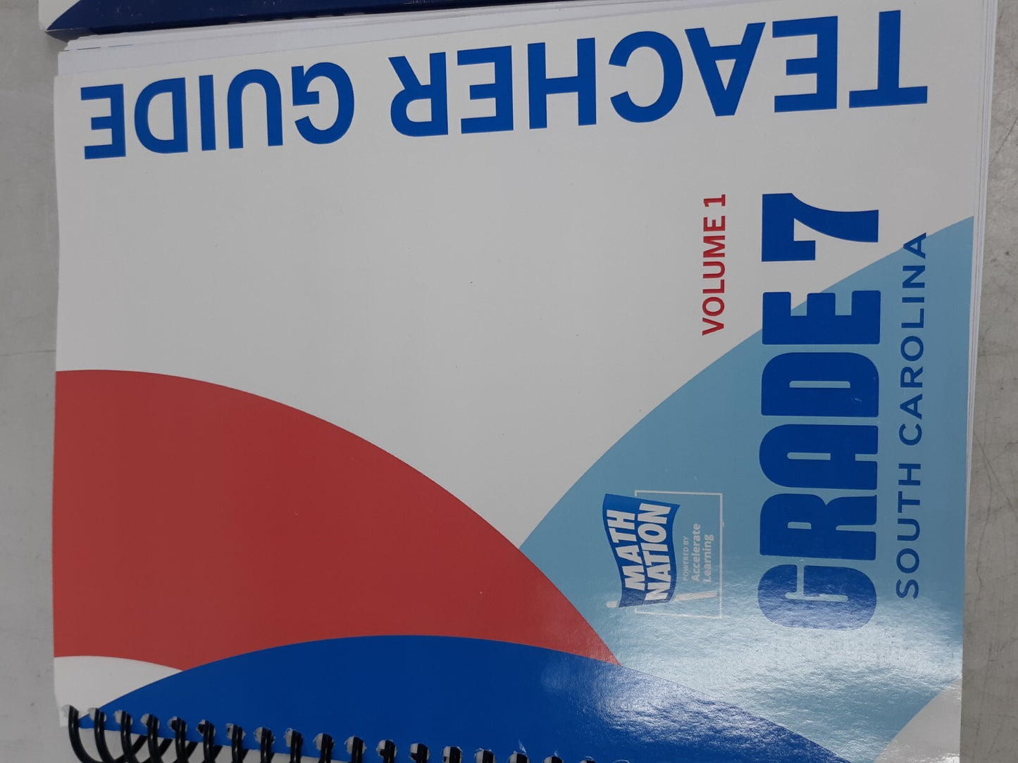 Math Nation Grade 7 South Carolina Volume 1 Student & Teacher Guide Set
