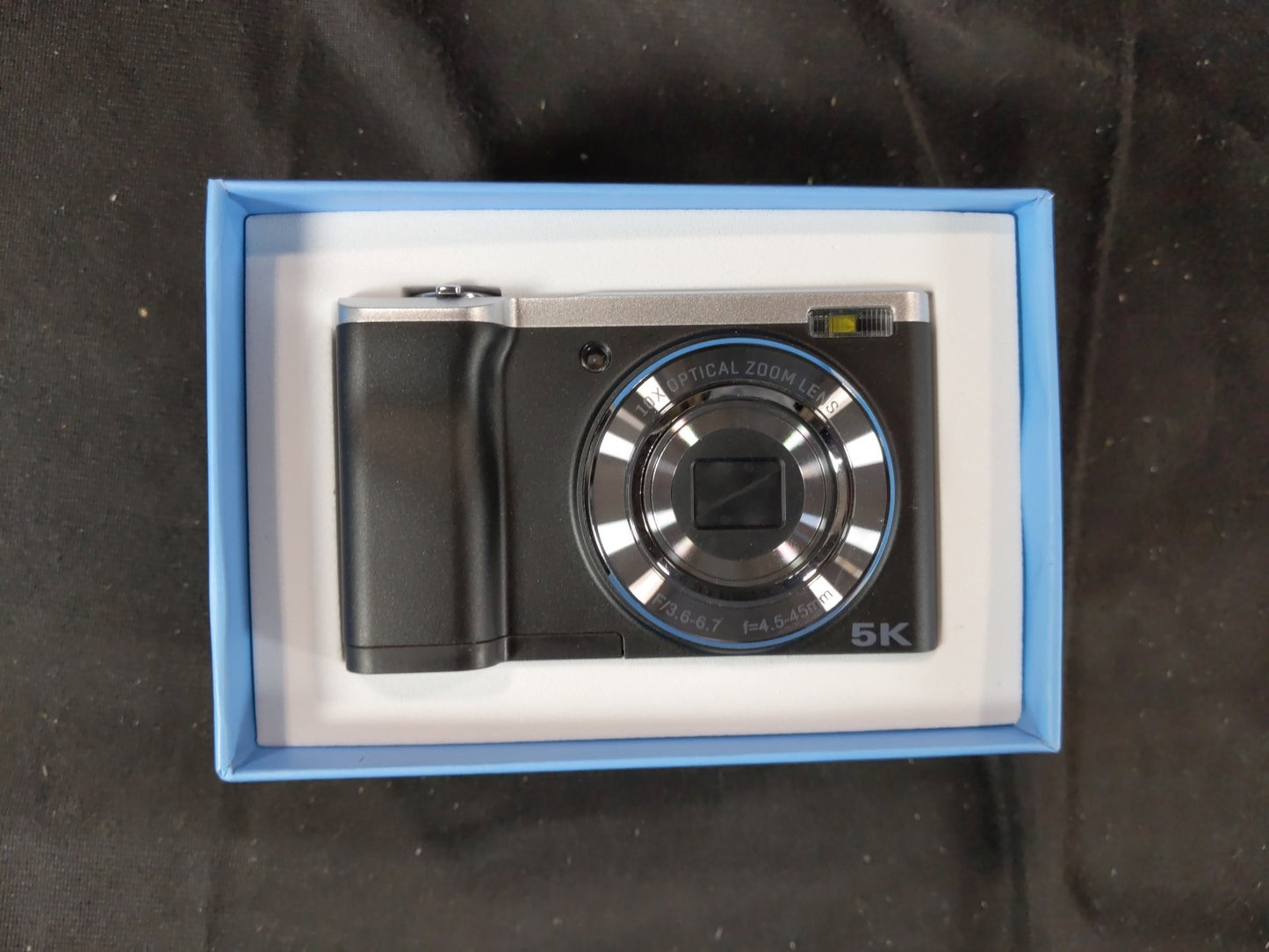5K Digital Camera with 64GB Card, Touch Screen & 10X Optical Zoom, 56MP Front