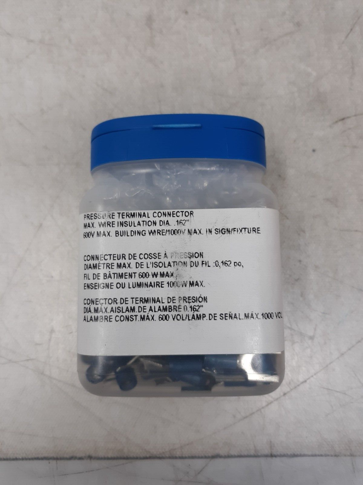 Sta-Kon Rb14-14F 18-14 Awg Nylon Fork Terminal 1/4" Stud Pk100