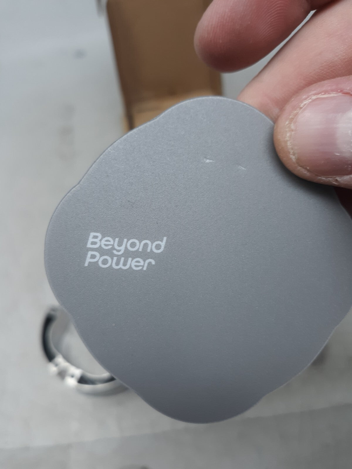 Beyond Power Desk Grommet Charging Dock Clamp Mount USB-C Port Aluminum Silver