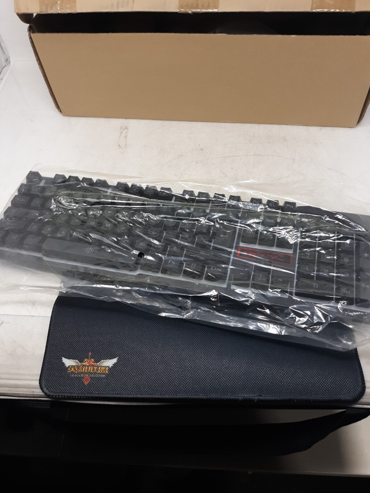 Ruyinao K50 Gaming Keyboard Mouse Headset Mousepad Combo Wired PC Gaming Set