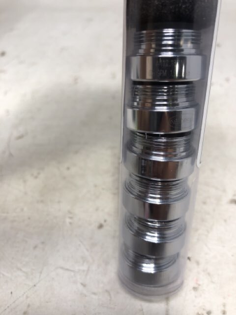 Spray Male Aerator 15/16 In.-27, 0.5 GPM, Vandal Proof, Chrome Plated