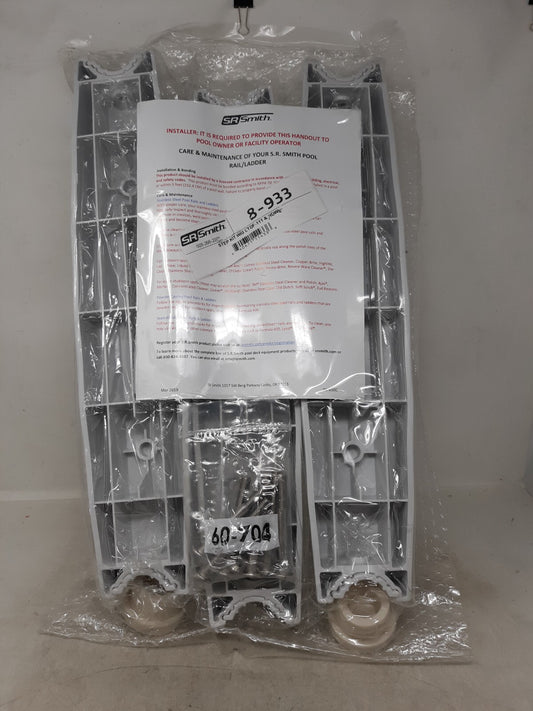 S.R. Smith 8-913e-vg 3 piece gray/grey step kit for pool ladder with hardware