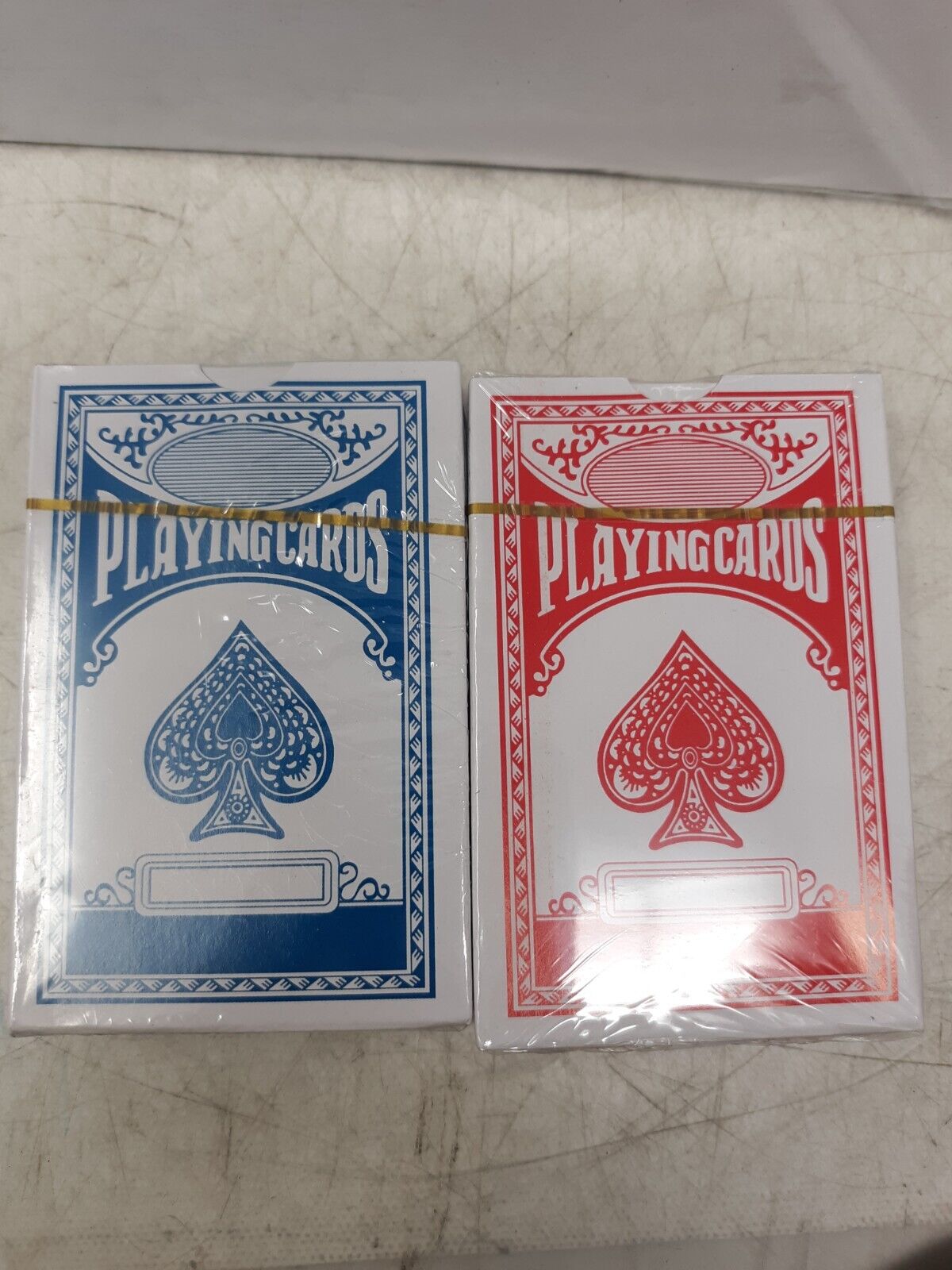 Redemption Plus Full-Size Playing Cards – 12 Decks (Red & Blue) Standard Poker S
