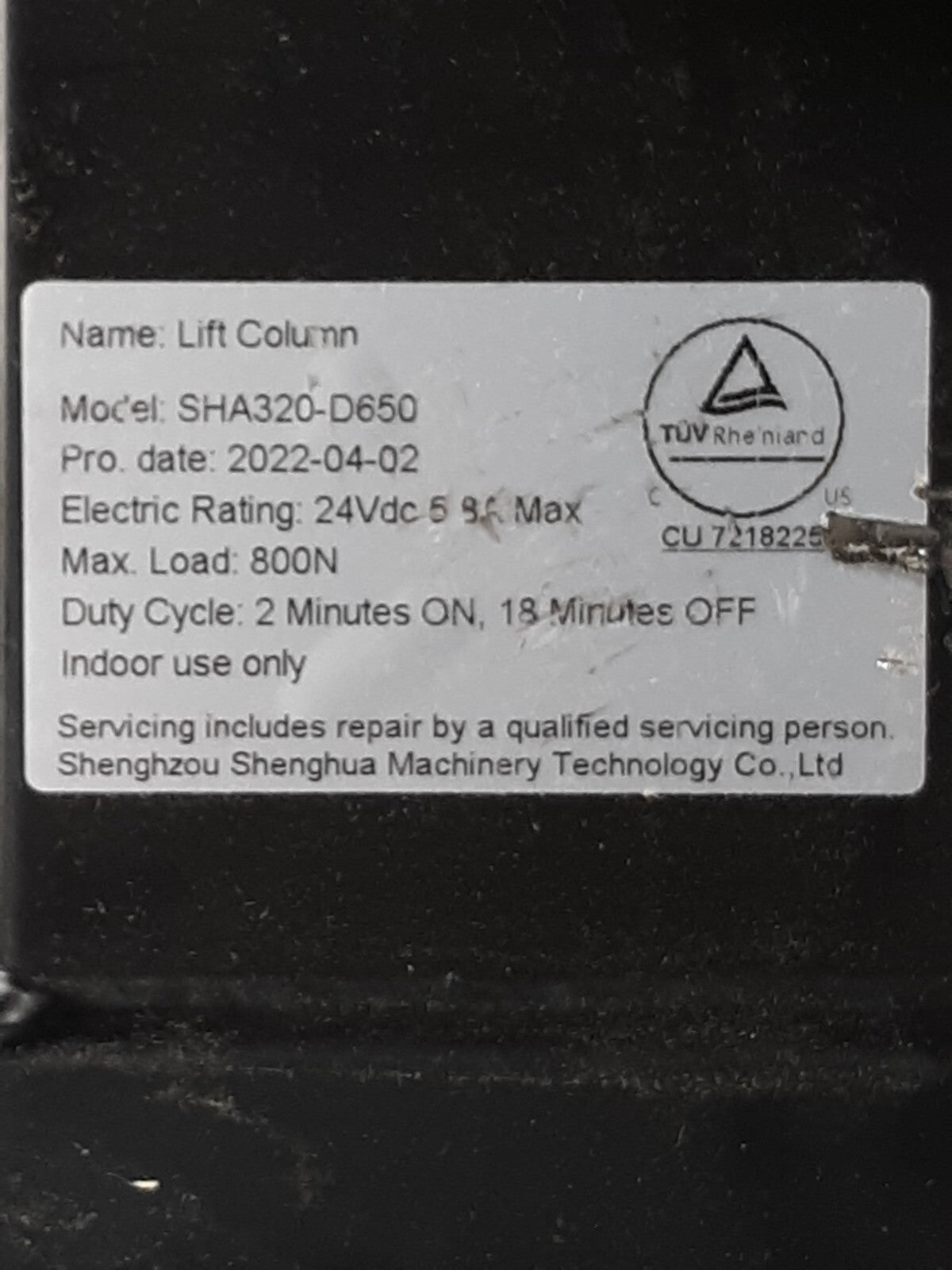 Desklift 3 Section Electric Lifting Column