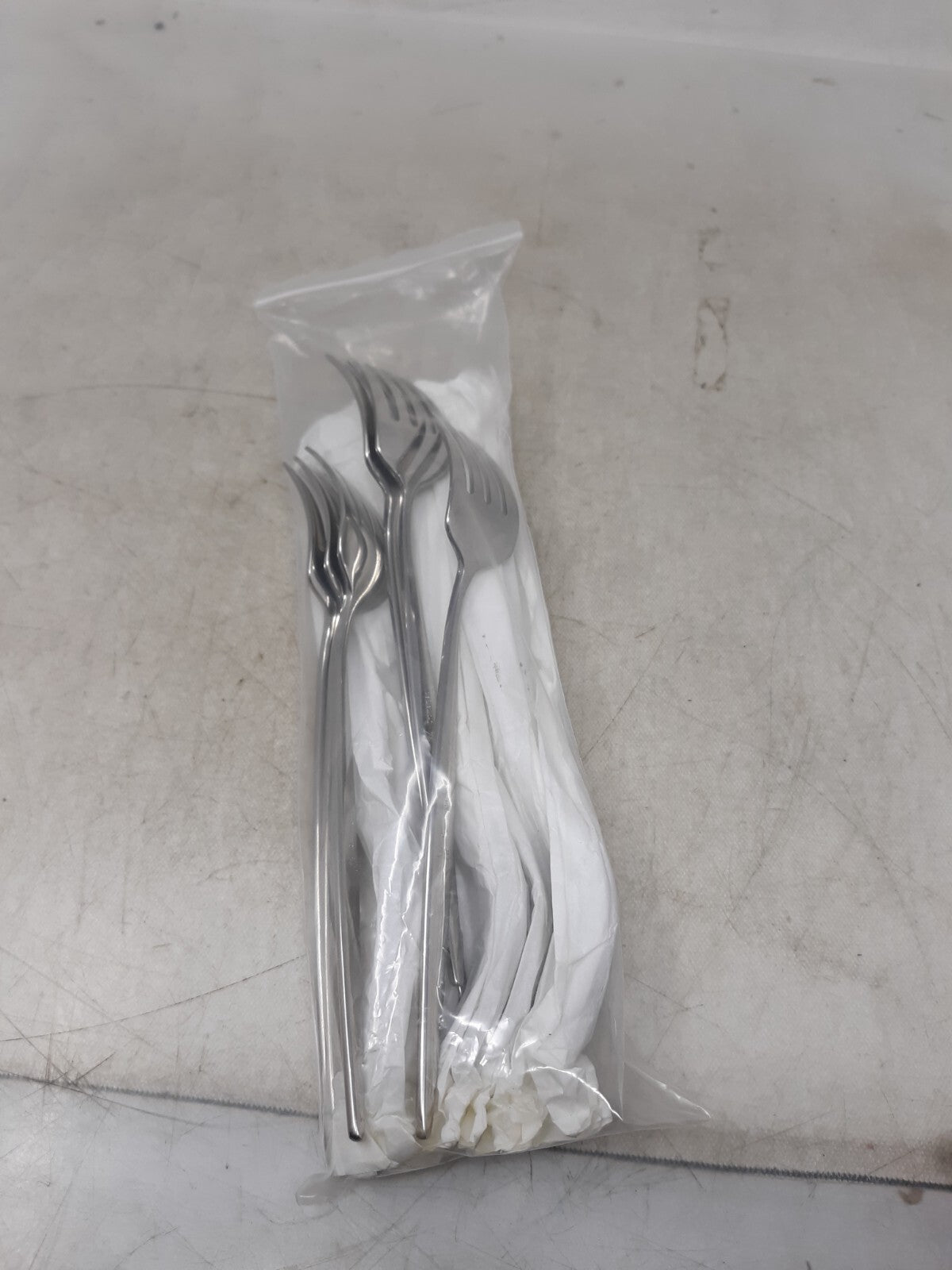 WMF Enia 8" 18/10 Stainless Steel Extra Heavy Weight Table Forks 12 Pack