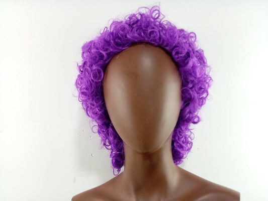 Lacey Costume Wig of New York Collection - Long Curly Clown II Color: KAF Purple