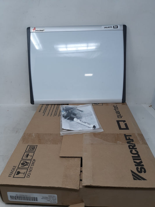 SKILCRAFT 7110-01-622-2132 White Board, Aluminum, 14" X 11" 803TF8