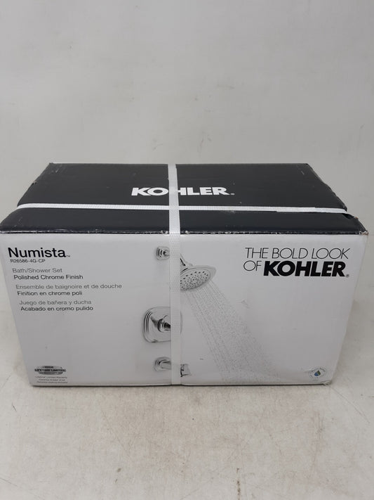 KOHLER Numista Single-Handle 3-Spray Wall-Mount Tub and Shower Faucet brushed