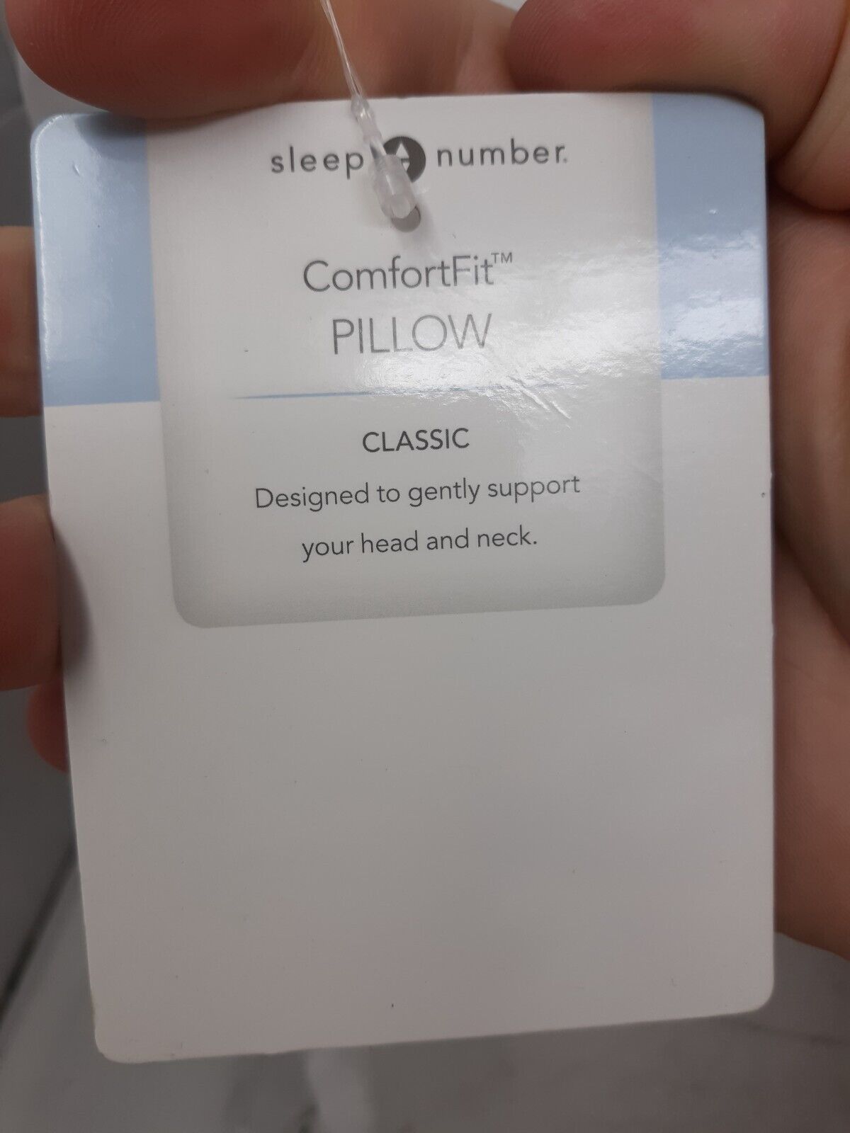 Sleep Number ComfortFit Pillow Classic Standard Size 423801 Hypoallergenic