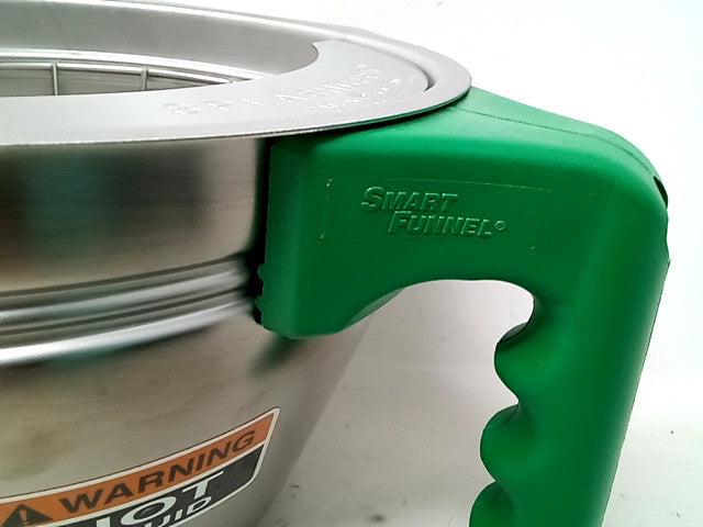 Bunn 32643.0007 Stainless Steel Funnel Assembly with Green Handle for Dual Soft