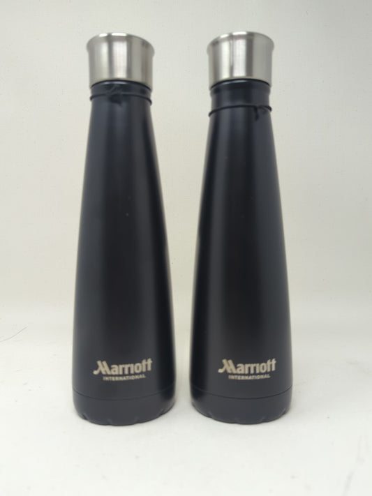 S'ip by S'well (Sip by Swell) Marriott Logo Water Bottle 15 Oz - Black  Qty 16