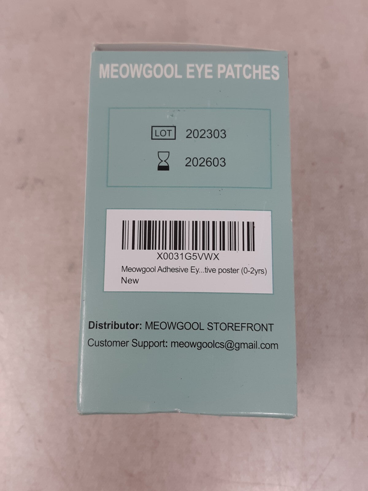 Meowgool Adhesive Eye Patches for Kids with Lazy Eye 30+3 Bonus Patches