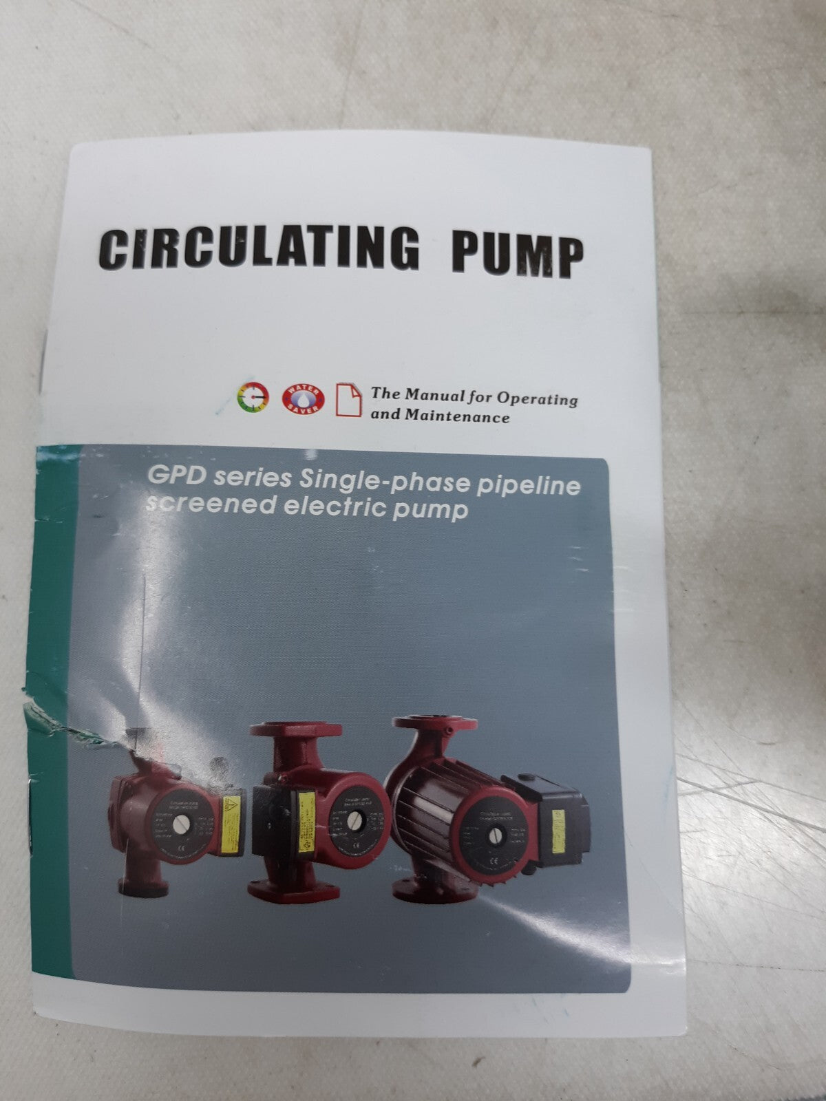 Wisewater 110V Circulation Pump, 130W 15 GPM Hot Water Recirculating Pump, 3 Spe