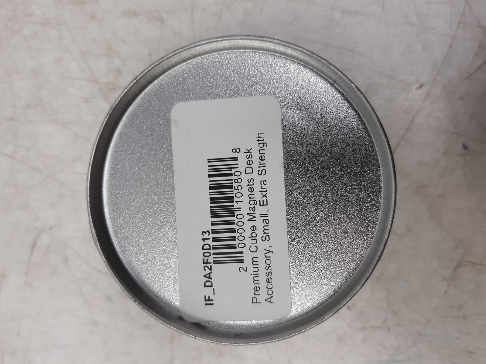 Premium Cube Magnets - Small, Extra Strength Desk Accessory with Tin Case