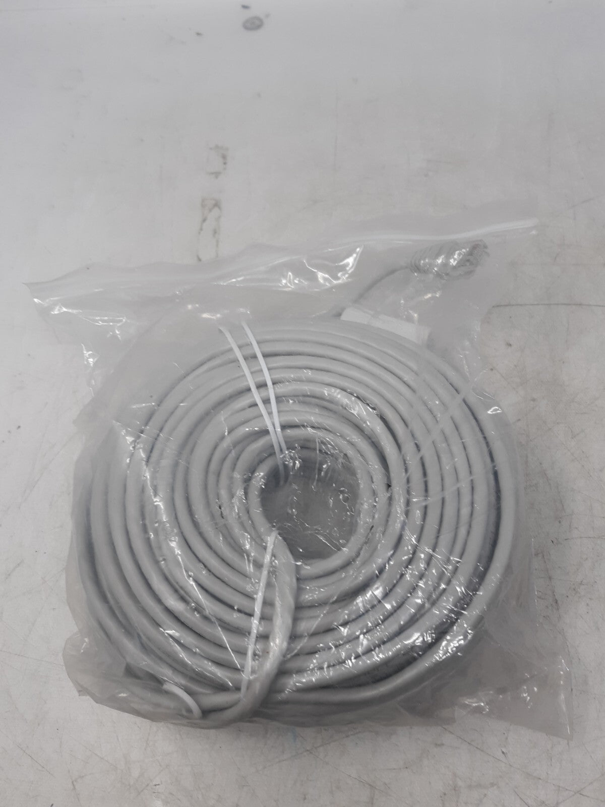 Cat 6 Ethernet Network Cable 100 ft Gray RJ45 LAN Patch Cord High-Speed