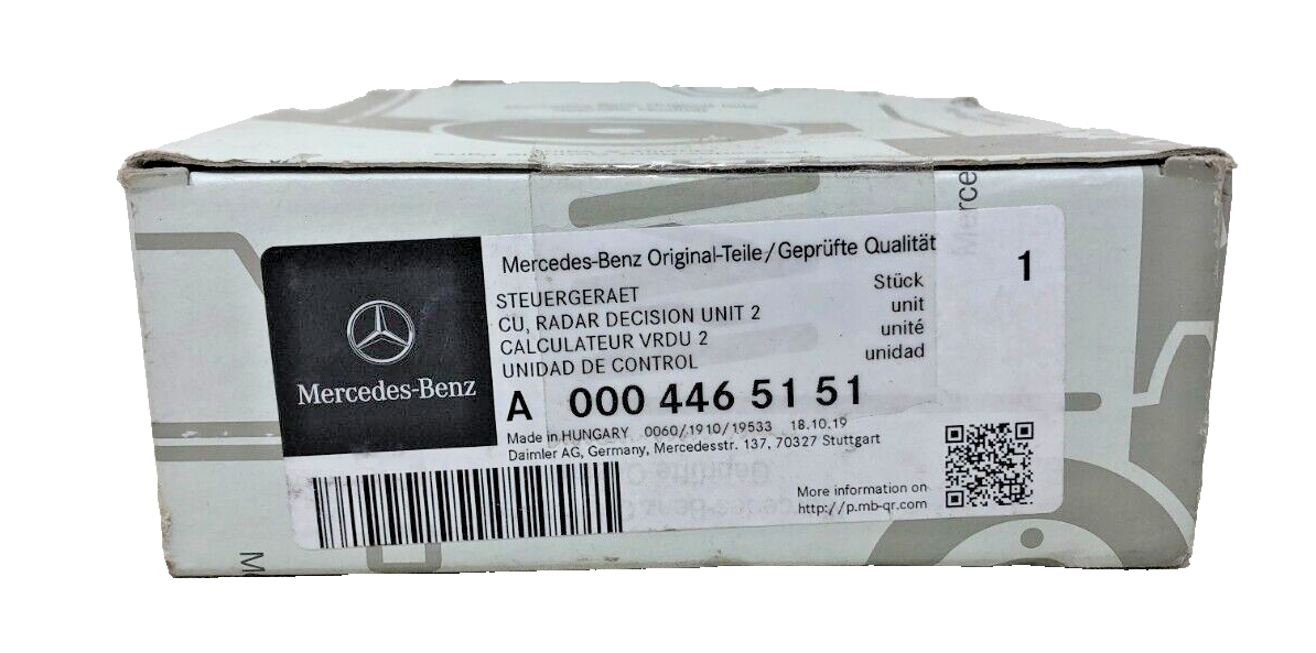 NEW Mercedes Benz OEM Original Video Radar Decision Unit 2 A0004465151