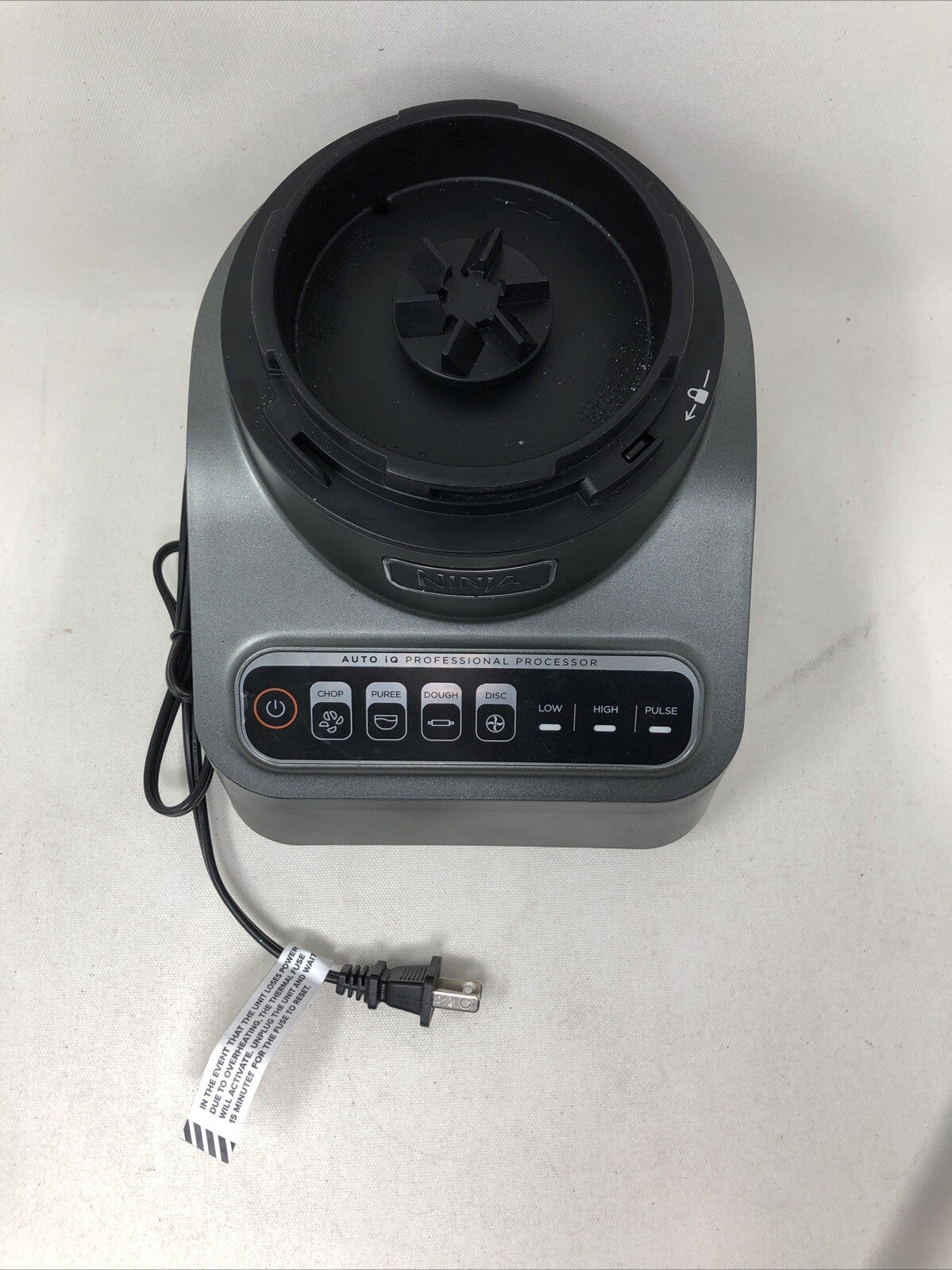 NINJA MOTOR BASE FOR PROFESSIONAL FOOD PROCESSOR MODEL BN601 120V-60Hz 850w