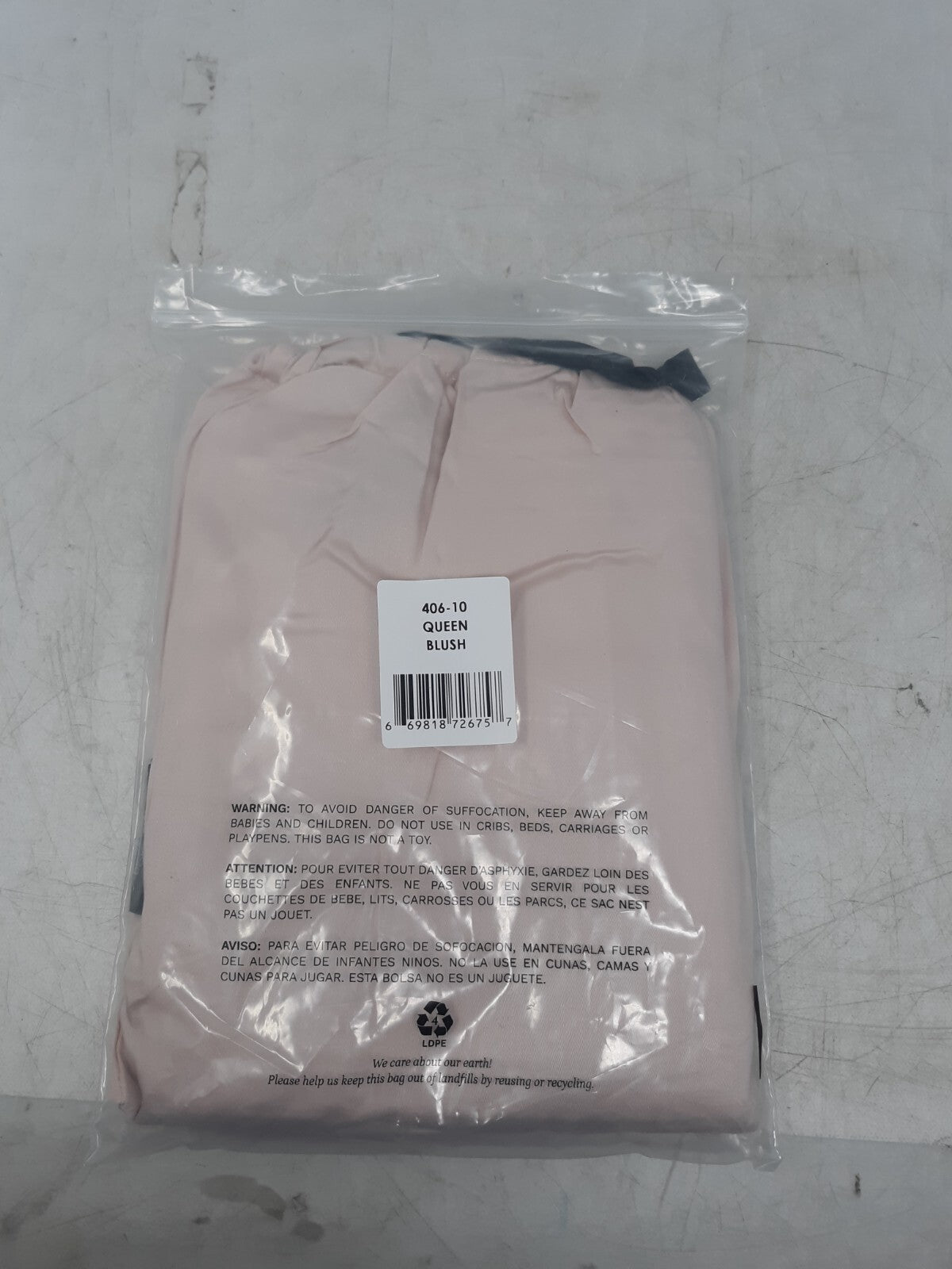LUXOME 100% Rayon (Viscose) from Bamboo Pillowcase Set in Blush Color