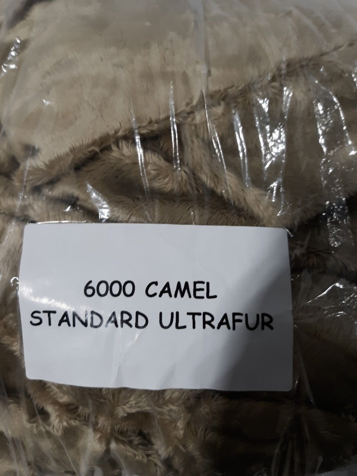 Ultimate Sack 6000 6 Foot Bean Bag Chair Camel Ultrafur Cover Only
