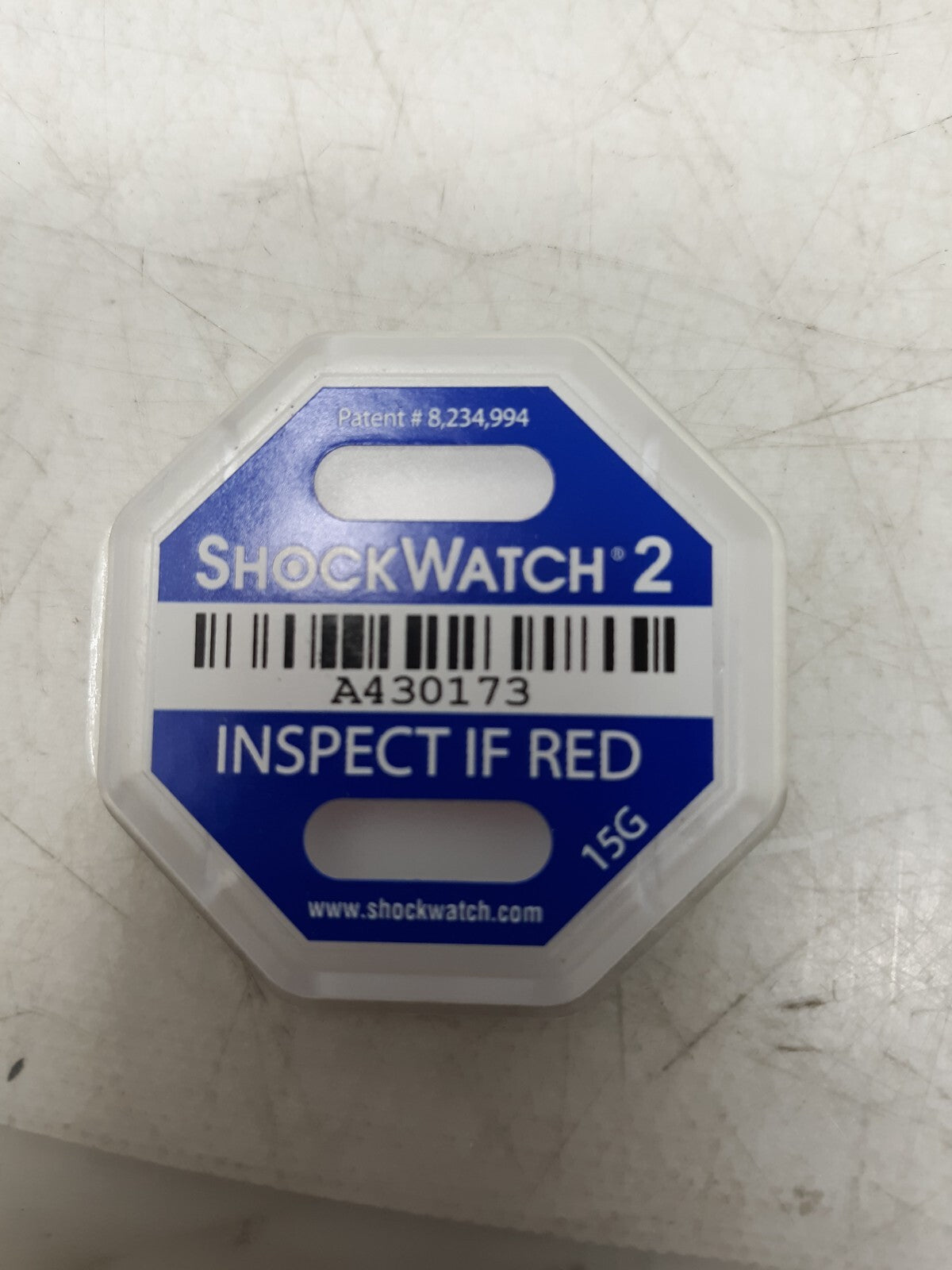 SpotSee ShockWatch 2 RF/IF RFID Transponder Tags 100 Pack SWRFID-10G Clear