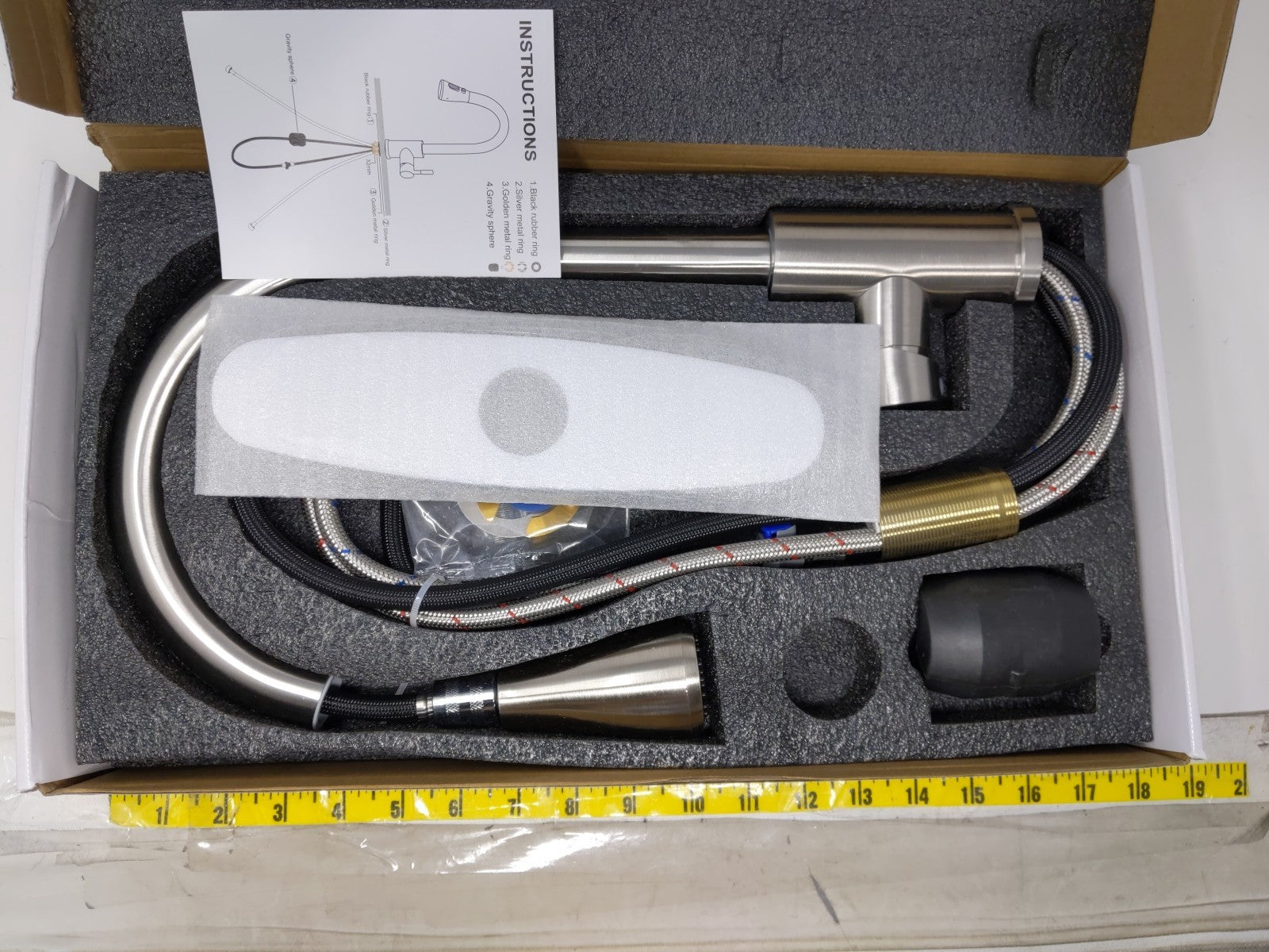 Production Technology Kitchen Faucet Single Hole Pull Down