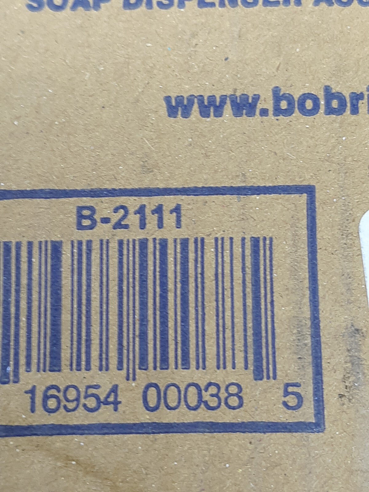 Bobrick BOB2111 Classicseries Surface-mounted Soap Dispenser, 40oz, Stainless
