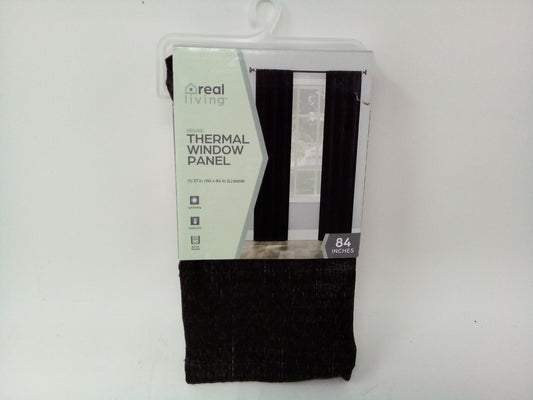 REAL LIVING REGGIE THERMAL WINDOW PANEL 37IN WIDTH X 84 IN LONG