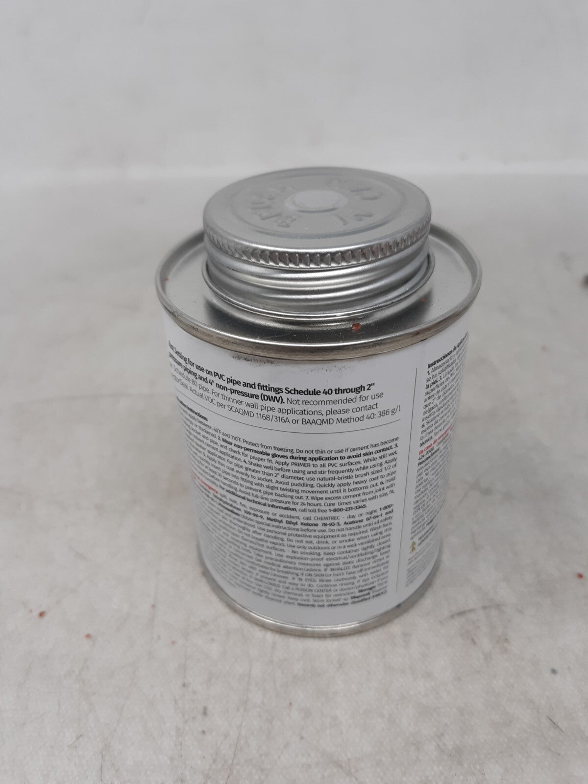 Rectorseal Gene™ 404L 8oz Clear Pipe Solvent Cement PVC Regular Body Low-Voc