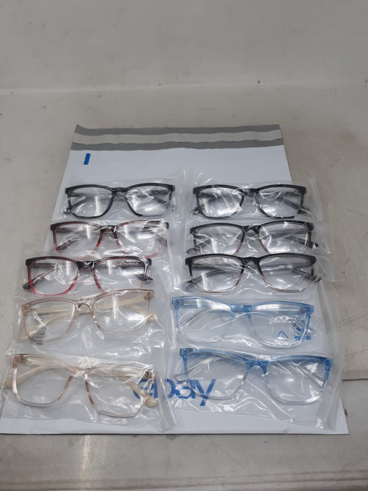 Lot of 10 Assorted CPM027 Eyeglasses Frames