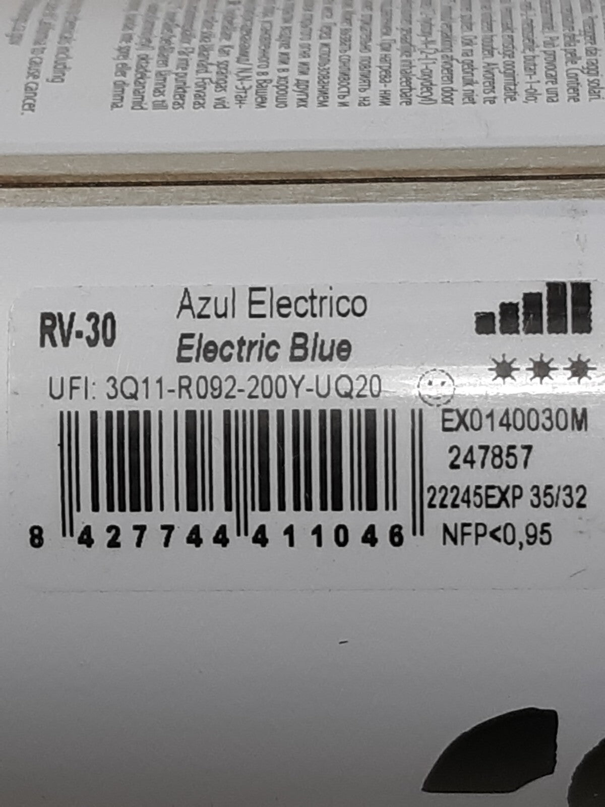 Montana Colors MTN 94 Spray Paint Electric Blue - 400ml Matte