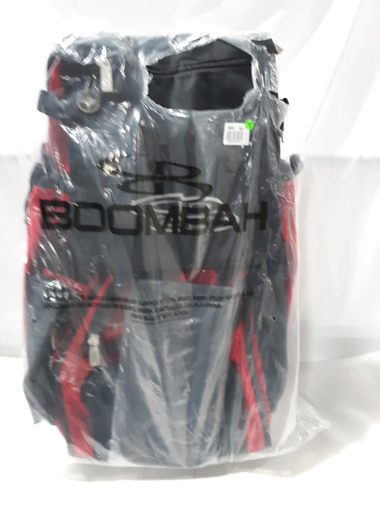 Boombah Rolling Wheeled Handle Superpack Baseball/Softball Bat Bag 2.0 Black/Red