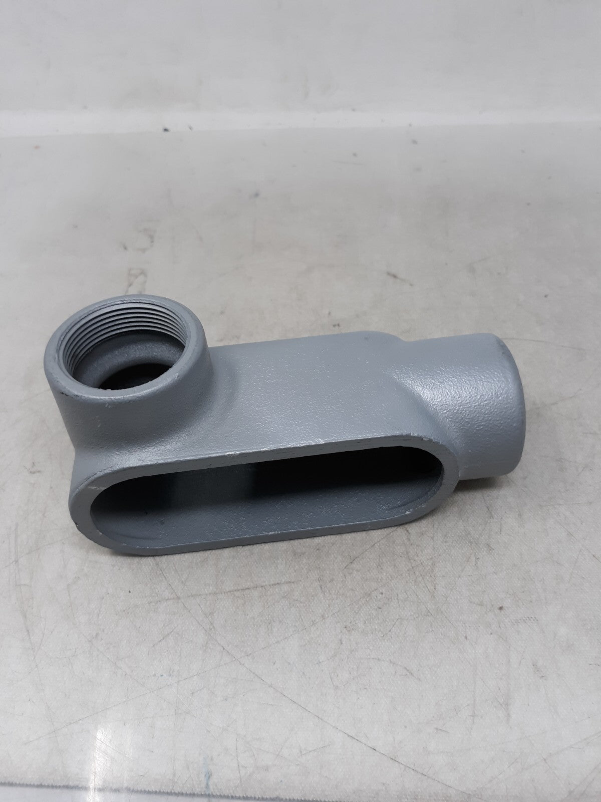 LL57 APPLETON MALLEABLE IRON CONDUIT BODY 1.5 INCH HUBS TYPE LL FORM 7