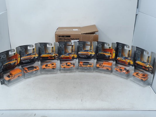 Matchbox 70 Years Special Edition Orange Moving Parts Set of 8
